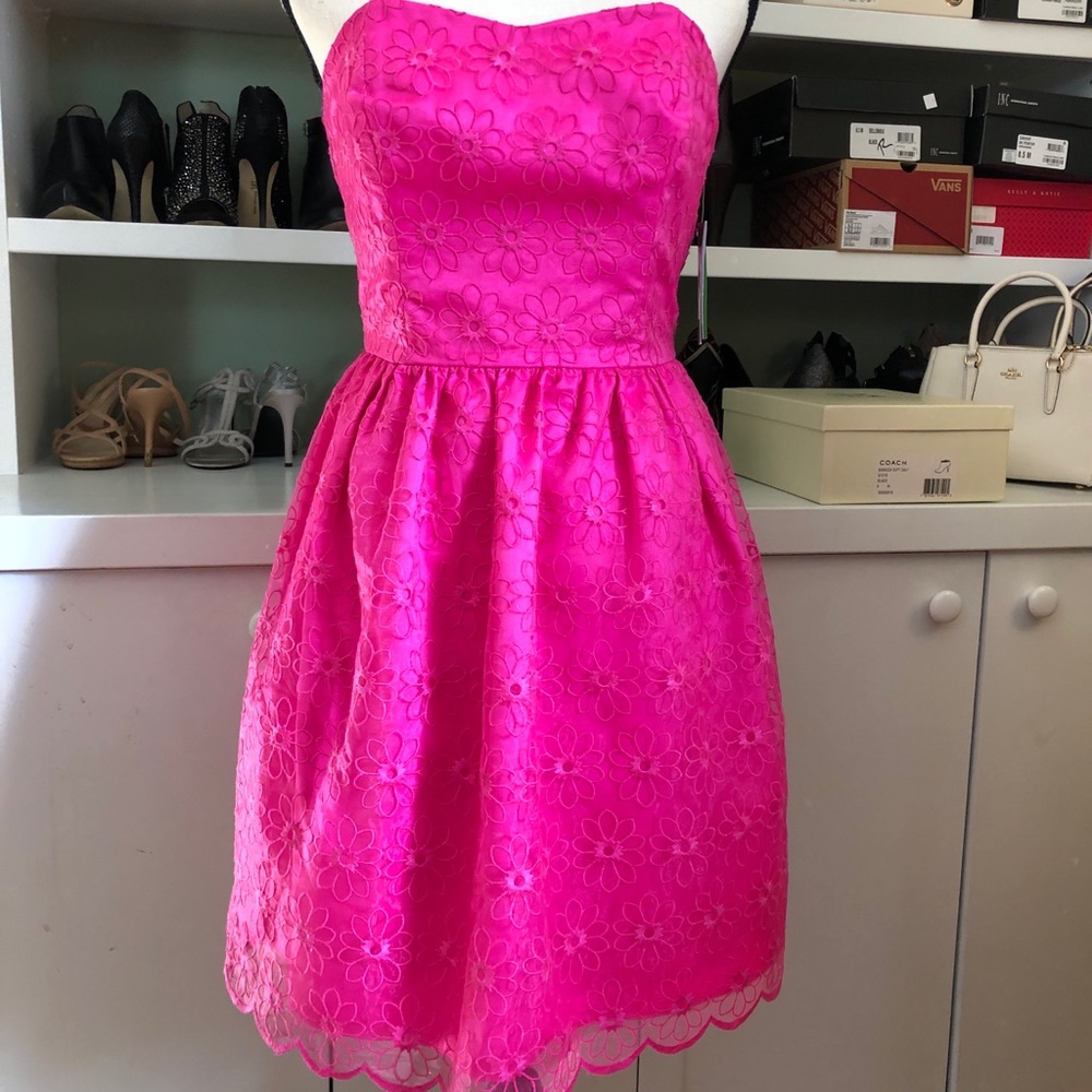 NWT! Lilly Pulitzer “Pop Pink” Payton Dress size 4